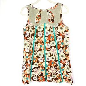 Nuvula 70s Inspired Floral Mini Dress